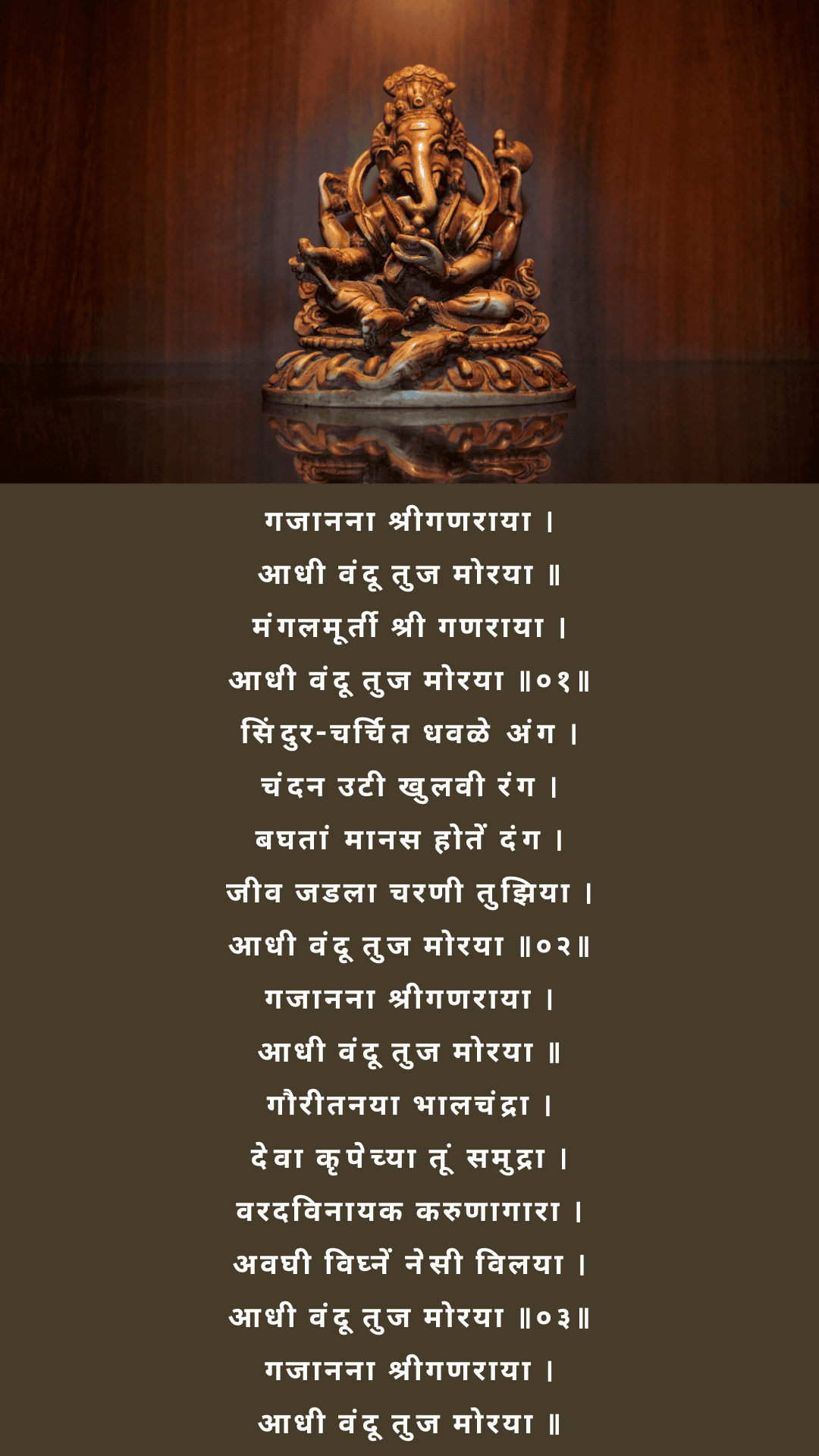 Ganesh Aarti Lyrics | गणेश आरती संग्रह